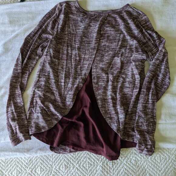 Old Navy burgundy top - Picture 2 of 3